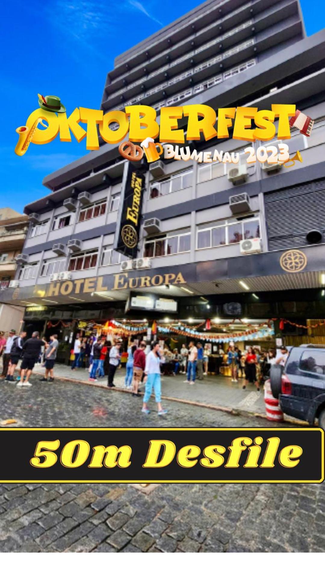 Hotel Europa Blumenau Esterno foto